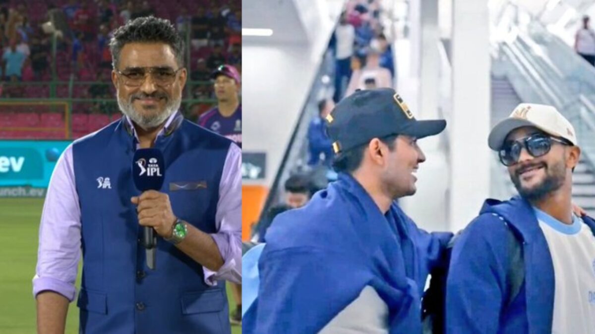 Sanjay Manjrekar, Shubman Gill and Nitish Reddy.