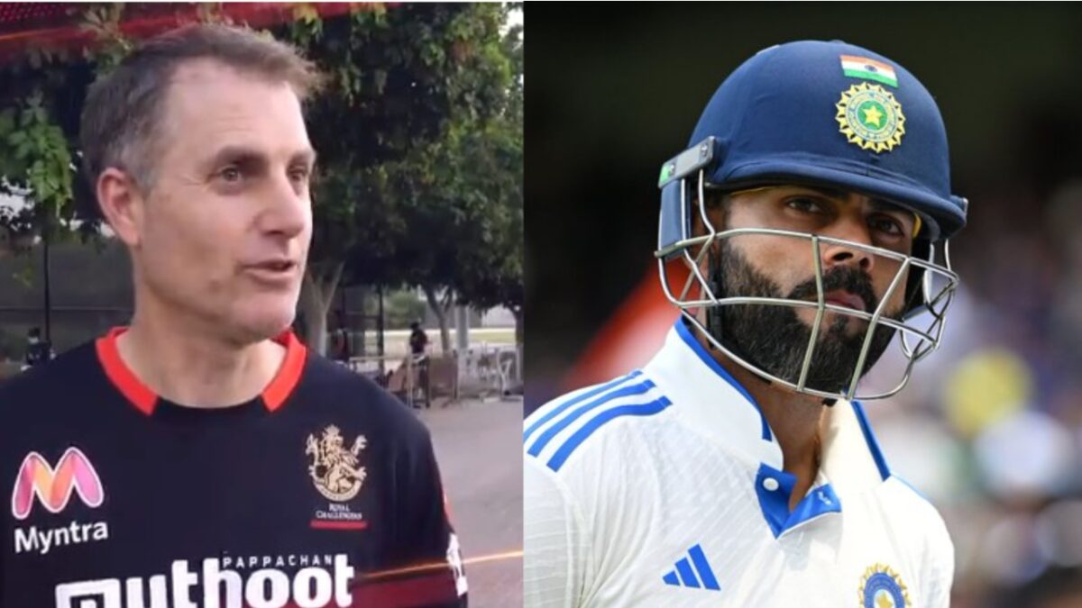 Simon Katich and Virat Kohli.