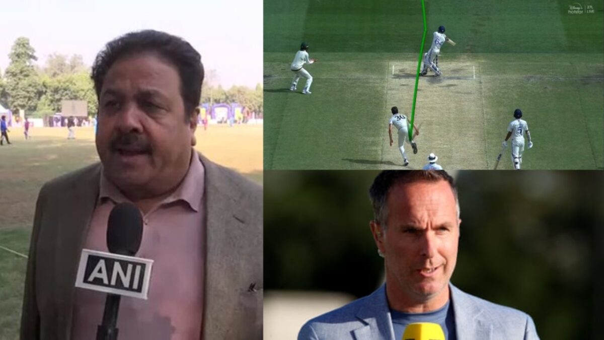 Rajiv Shukla, Michael Vaughan and Yashasvi Jaiswal.