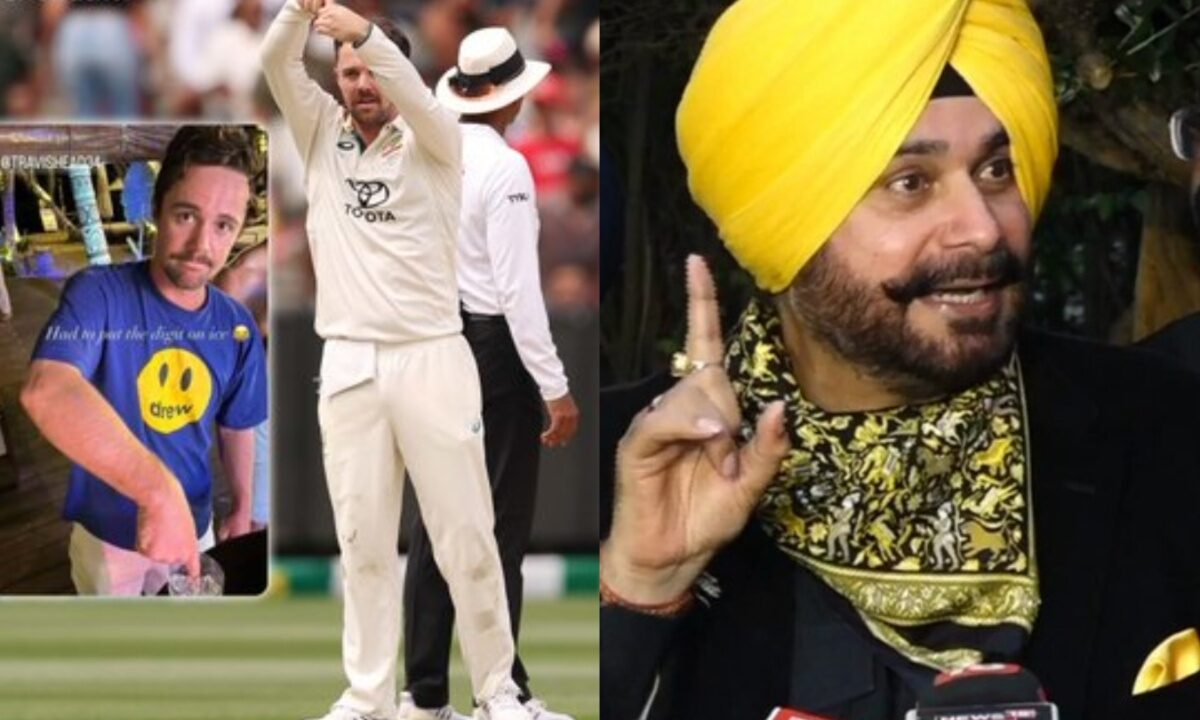 Navjot Singh Sidhu and Travis Head.