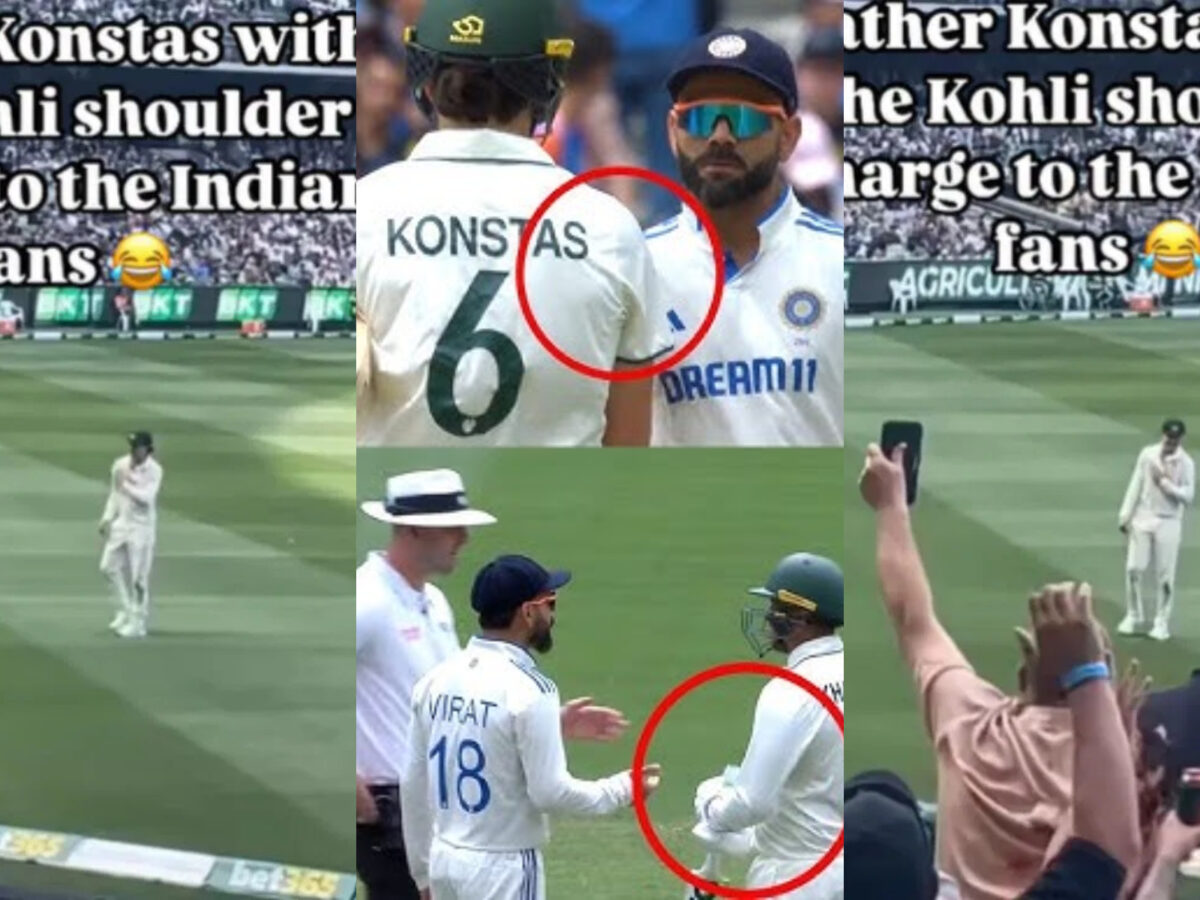 Sam Konstas Hilariously Makes Fun Of Virat Kohli In Front Of MCG Crowd; Watch