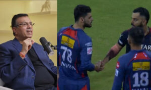 Sanjiv Goenka, Naveen UL Haq and Virat Kohli