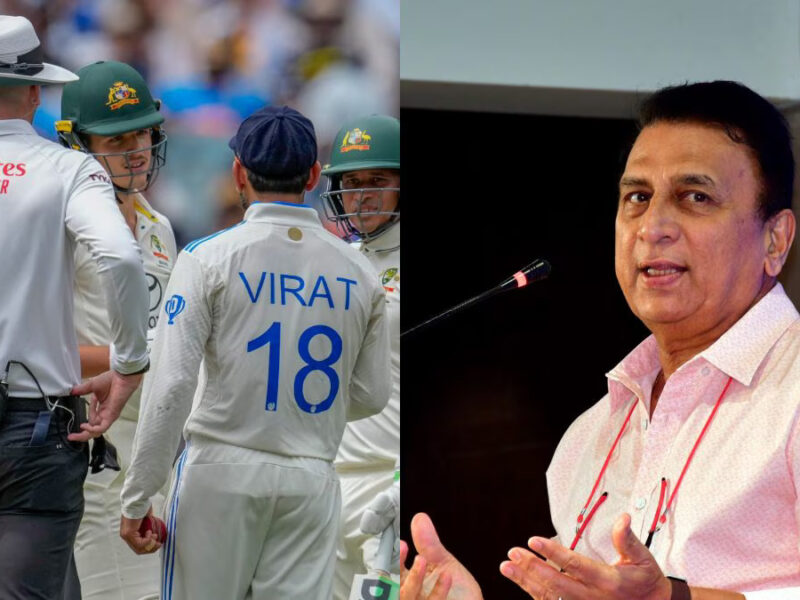 ‘Expect Some Fines”- Sunil Gavaskar On Virat Kohli Hitting Sam Konstas