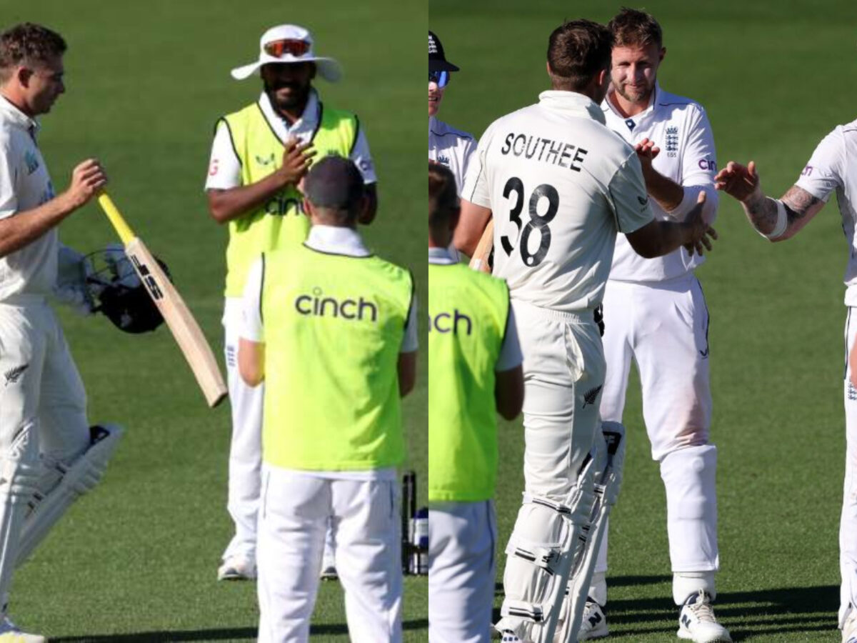 Tim Southee Given Guard Of Honor By England Players As He Walks Out In His Final Test