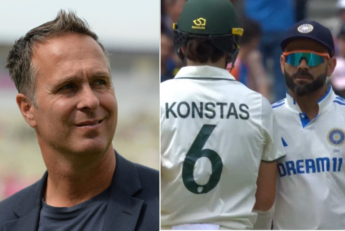 Virat Kohli, Michael Vaughan, Sam Konstas