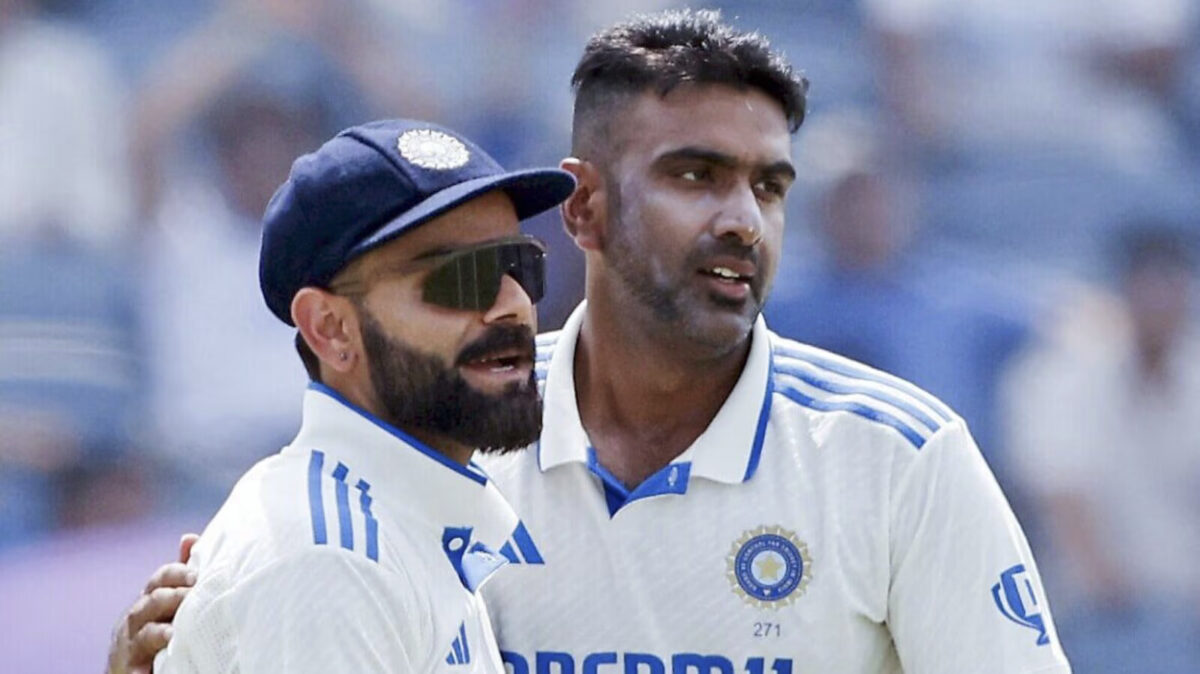 Virat Kohli and Ravichandran Ashwin. Photo-PTI