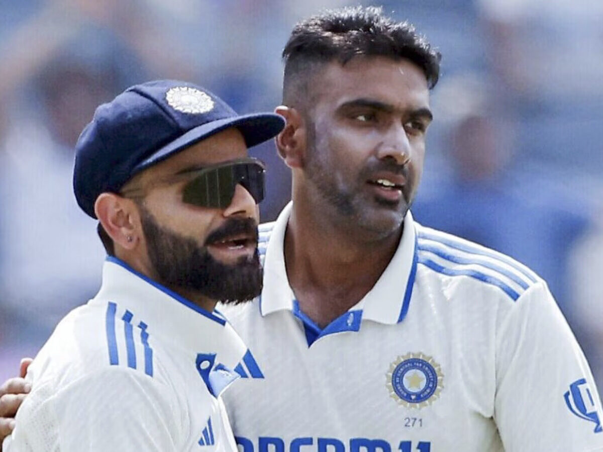 Virat Kohli and Ravichandran Ashwin. Photo-PTI