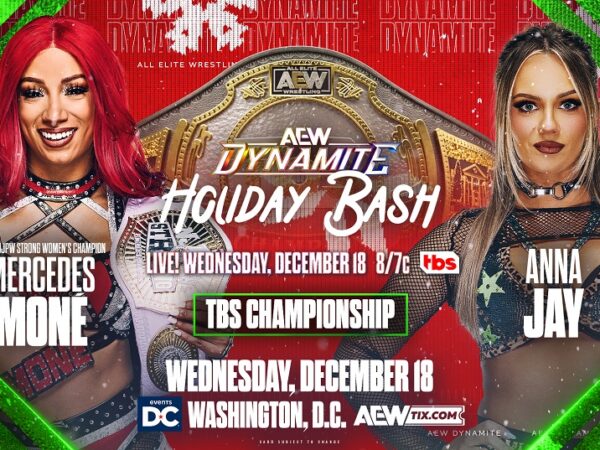 AEW Dynamite Holiday Bash: TBS Title Match Announced For December 18 Episode