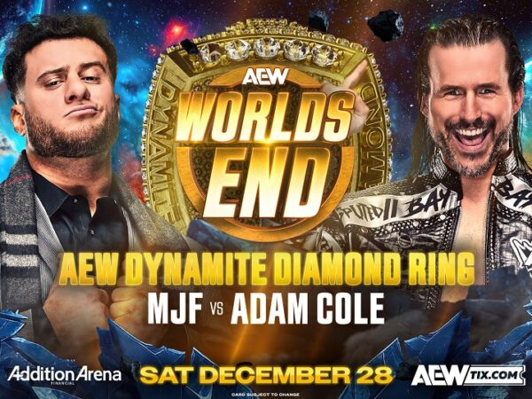 AEW Worlds End 2024: Adam Cole Vs. MJF Set For Dynamite Diamond Ring