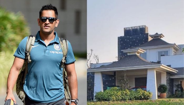 MS Dhoni and his Ranchi farmhouse. Photo- X