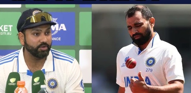 Rohit Sharma and Mohammed Shami. Photo- X