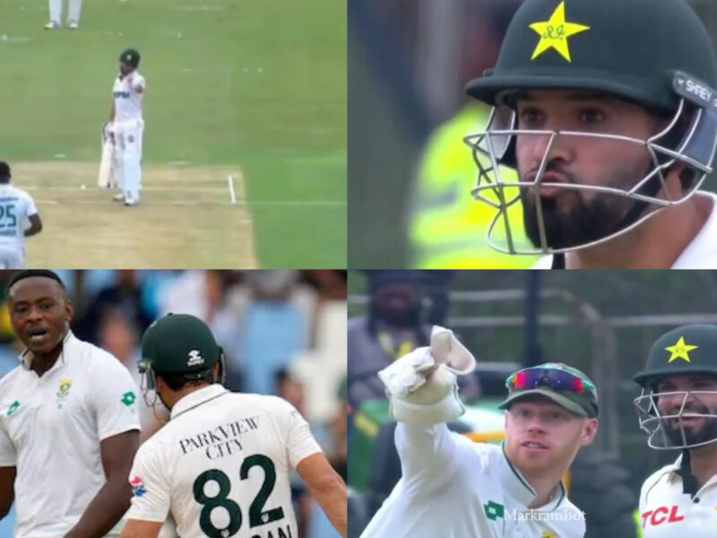 Kamran Ghulam Says “F**K You’ To Kagiso Rabada; Sledges Kyle Verreynne In 1st SA V PAK Test; Watch