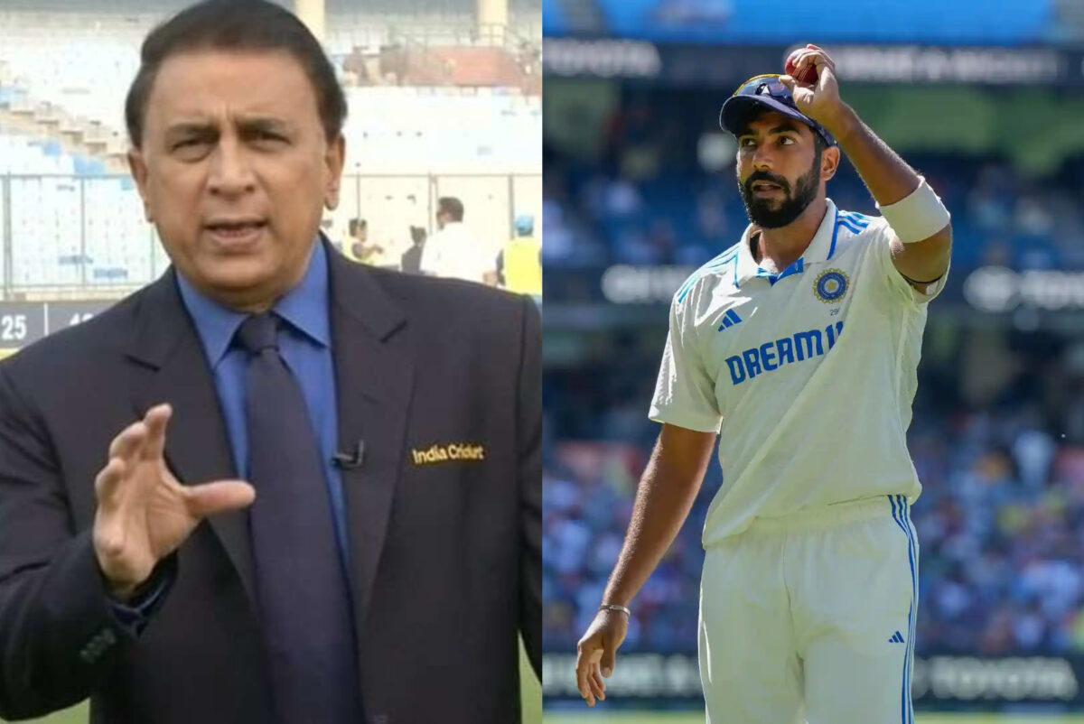 Jasprit Bumrah and Sunil Gavaskar. Photo- X