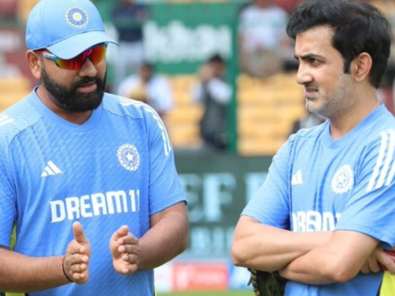 Rohit Sharma Excluded From India’s Official 16-member List!! Involved In Animated Chat With Gautam Gambhir