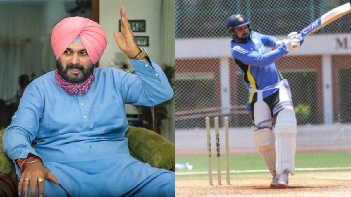 Navjot Singh Sidhu and Rohit Sharma.