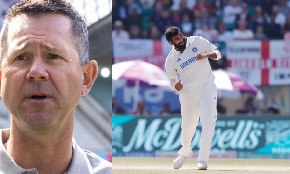 Ricky Ponting and Jasprit Bumrah.