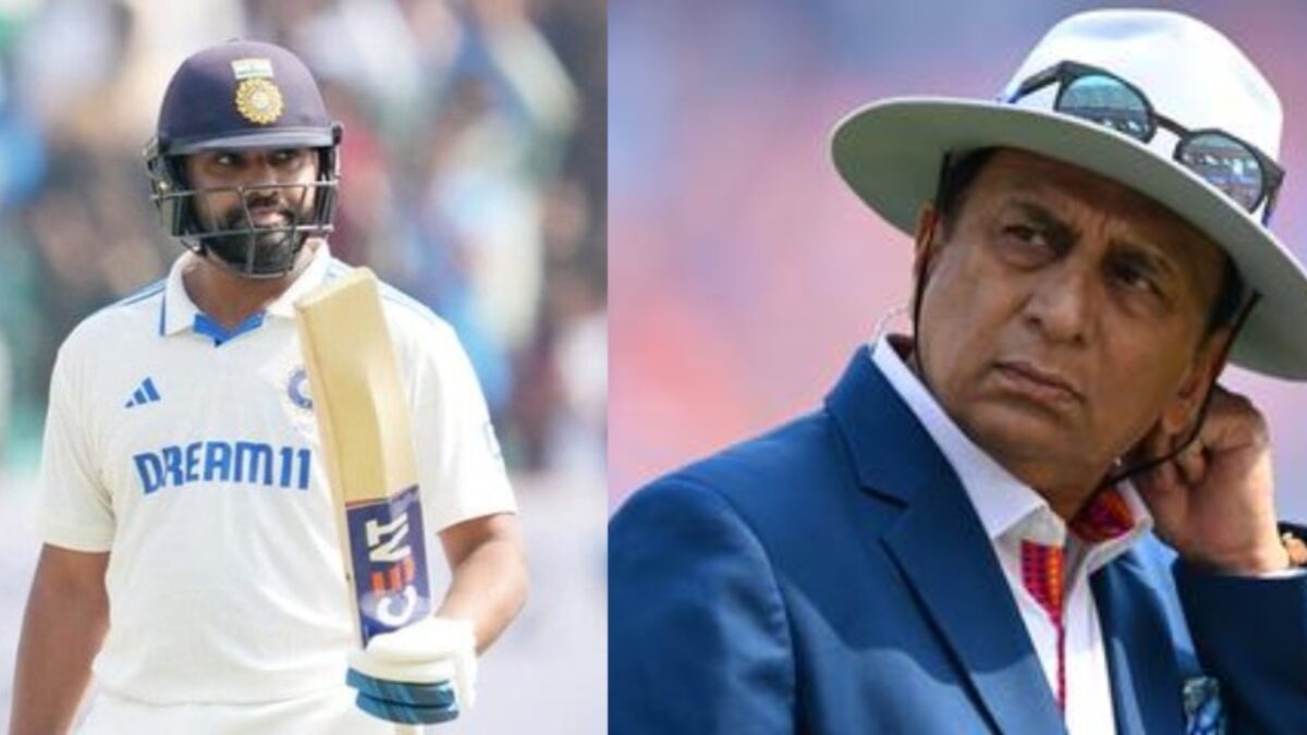 Sunil Gavaskar and Rohit Sharma.