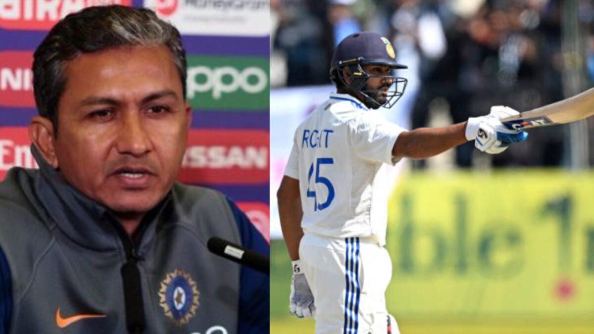 Sanjay Bangar and Rohit Sharma.