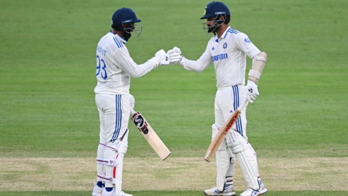 Jasprit Bumrah and Akash Deep of India.