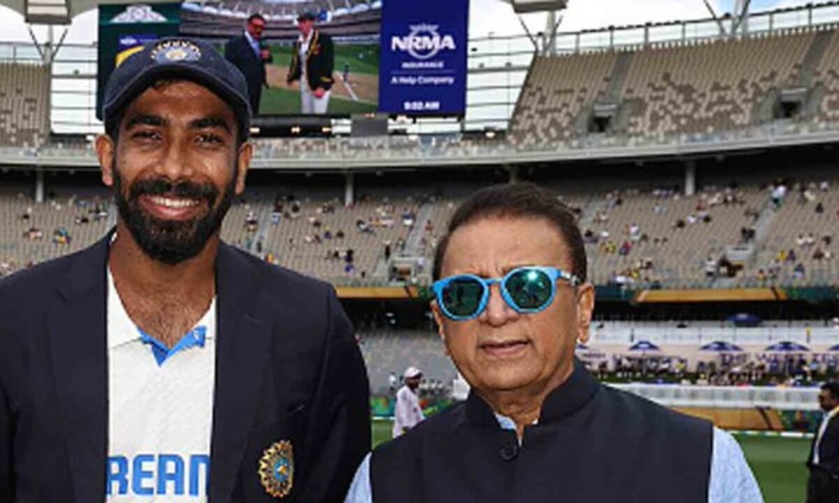 Sunil Gavaskar and Jasprit Bumrah.