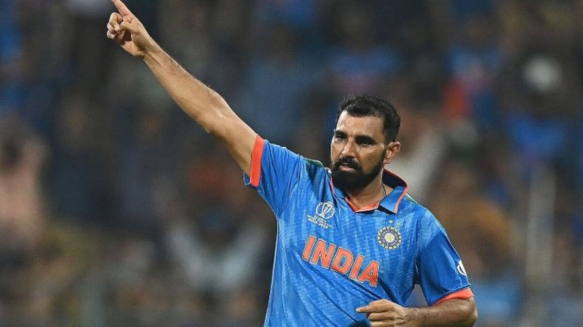 Mohammad Shami of India.