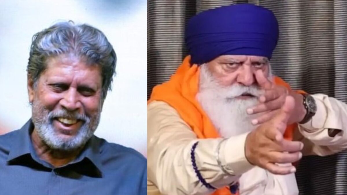 Yograj Singh and Kapil Dev.