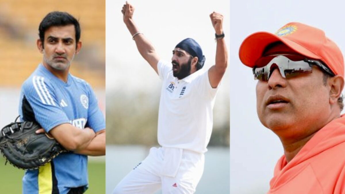 Gautam Gambhir, Monty Panesar and Gautam Gambhir.