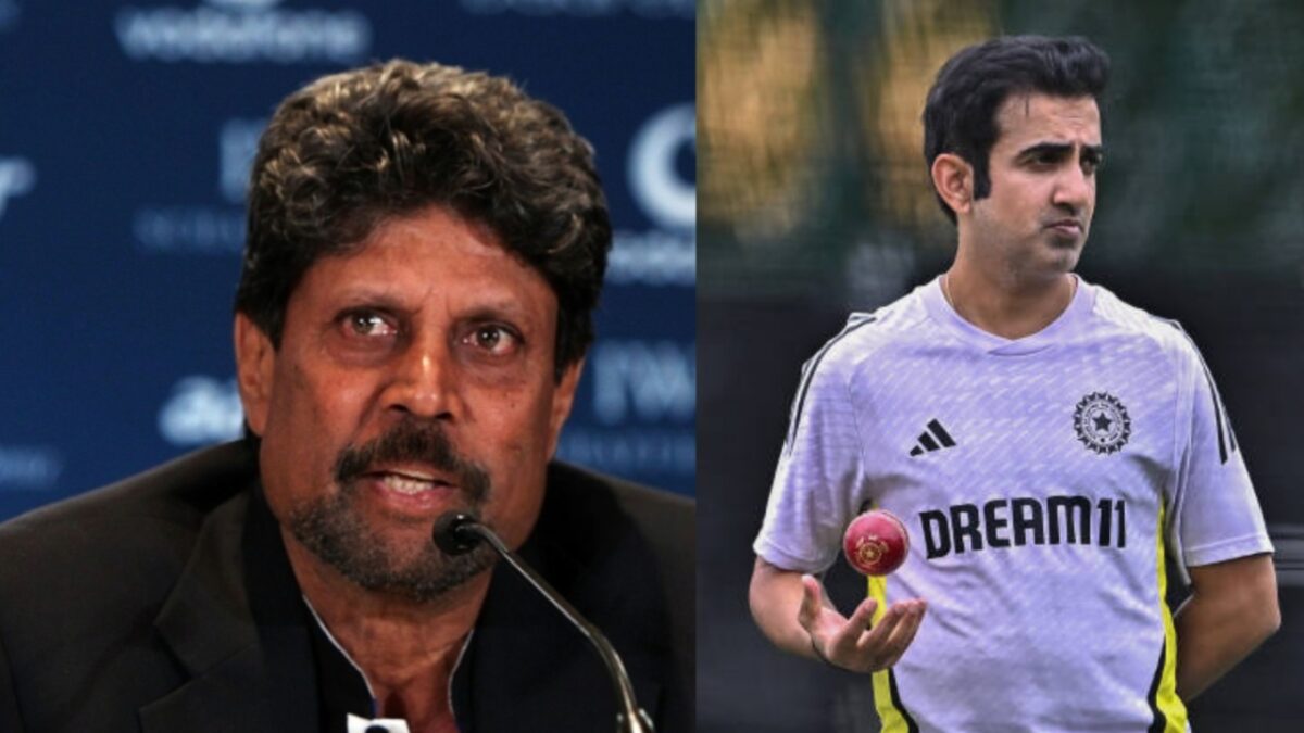 Kapil Dev and Gautam Gambhir.