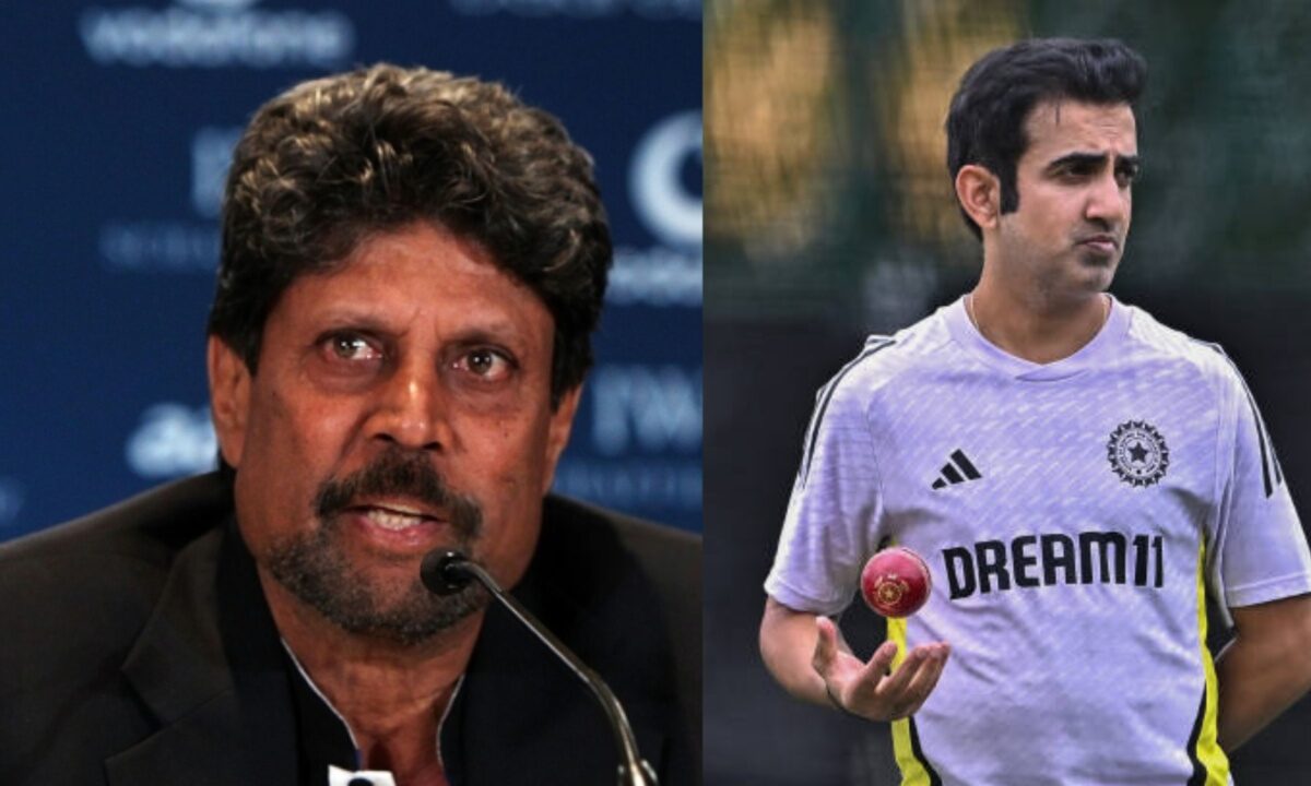 Kapil Dev and Gautam Gambhir.