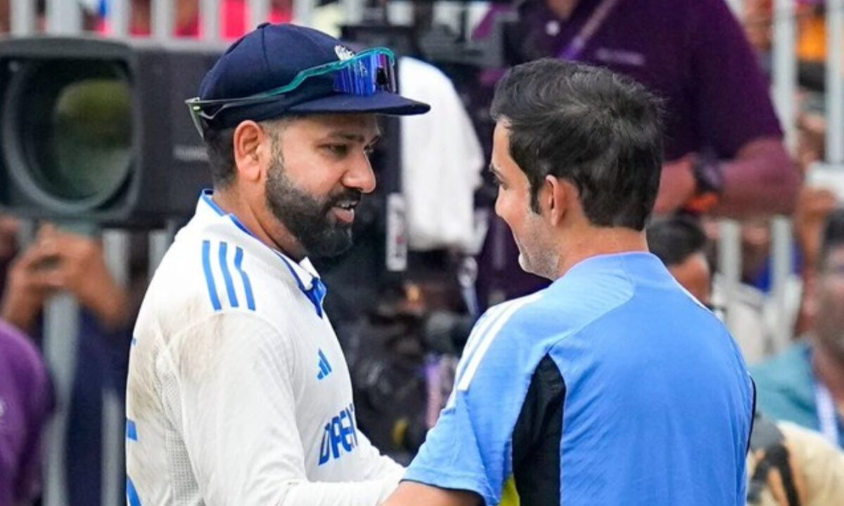 India's Rohit Sharma and Gautam Gambhir.