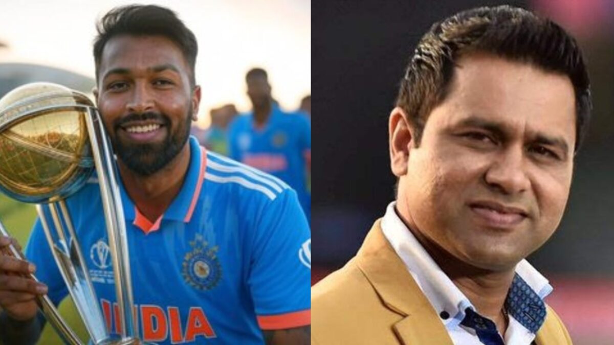 Aakash Chopra and Hardik Pandya.