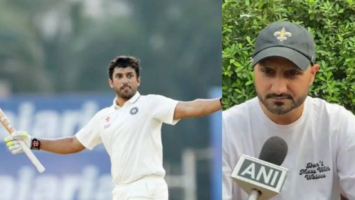 Karun Nair and Harbhajan Singh.