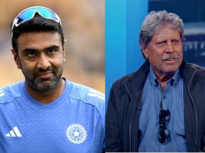 Kapil Dev and Ravichandran Ashwin.