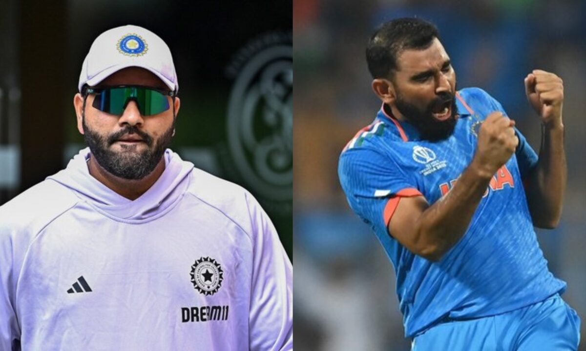 Rohit Sharma and Mohammad Shami,