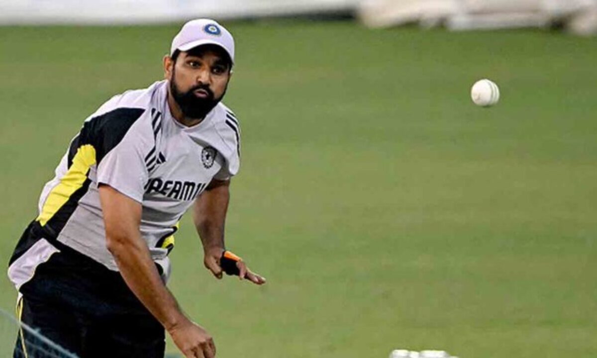 India's Mohammad Shami.