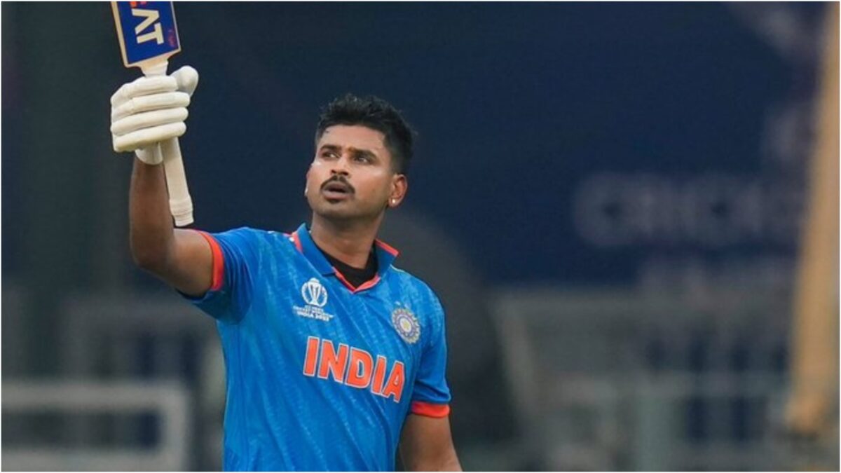 India's Shreyas Iyer.