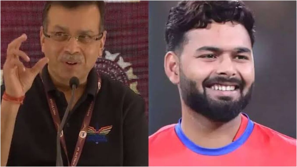 Sanjiv Goenka and Rishabh Pant.