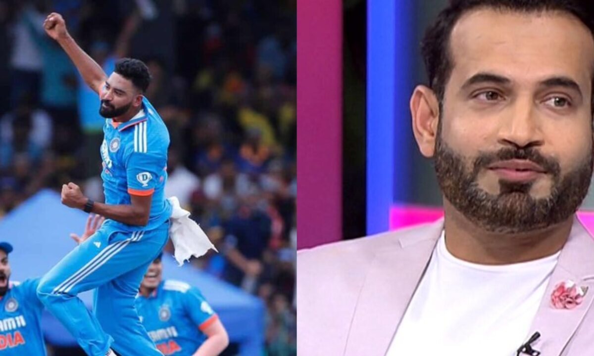 Mohammad Siraj and Irfan Pathan of India.