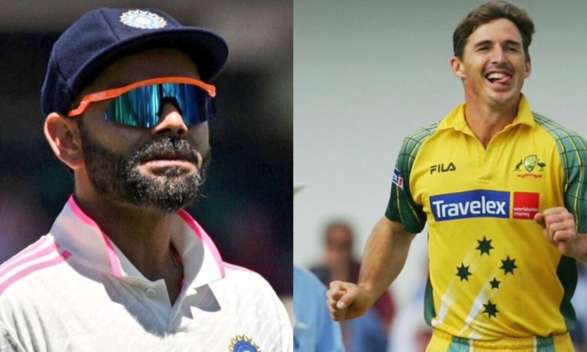 Virat Kohli and Brad Hogg.