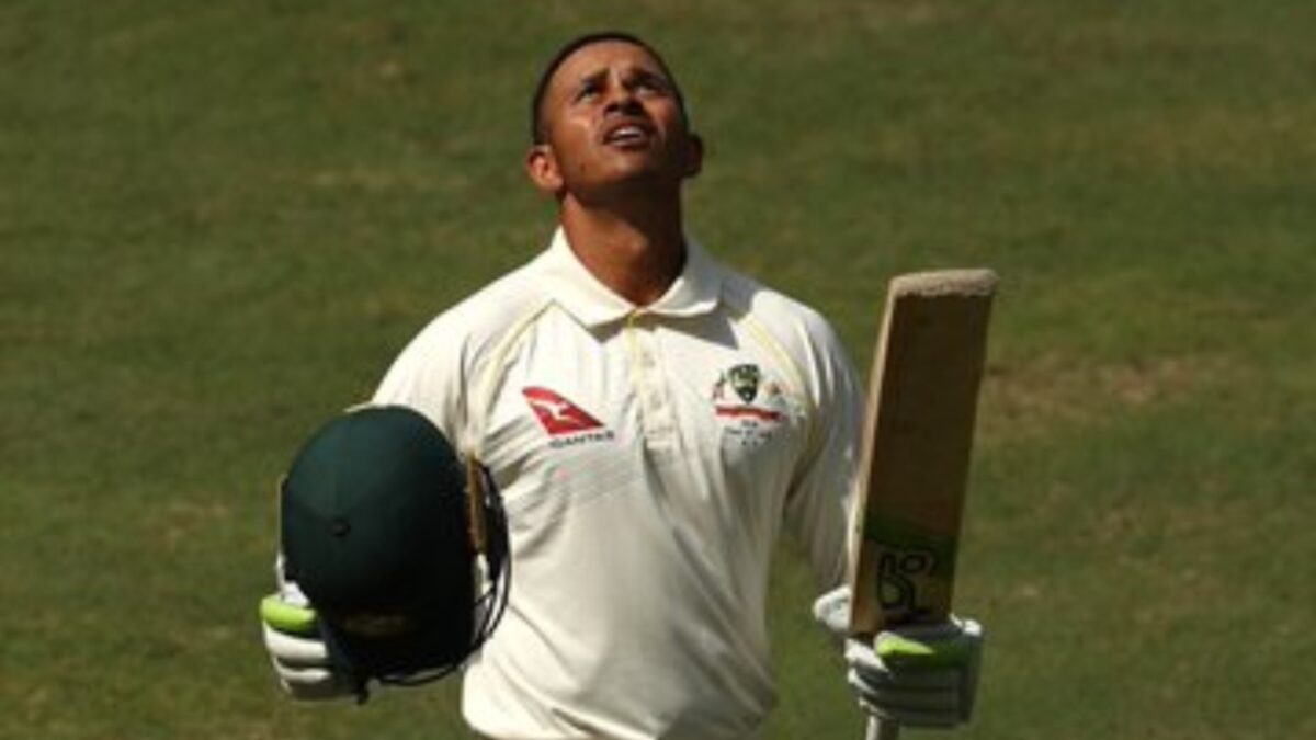 Australia's opener Usman Khawaja.