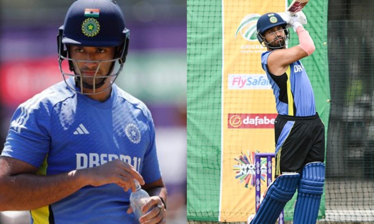 India's Shivam Dube and Ramandeep Singh.