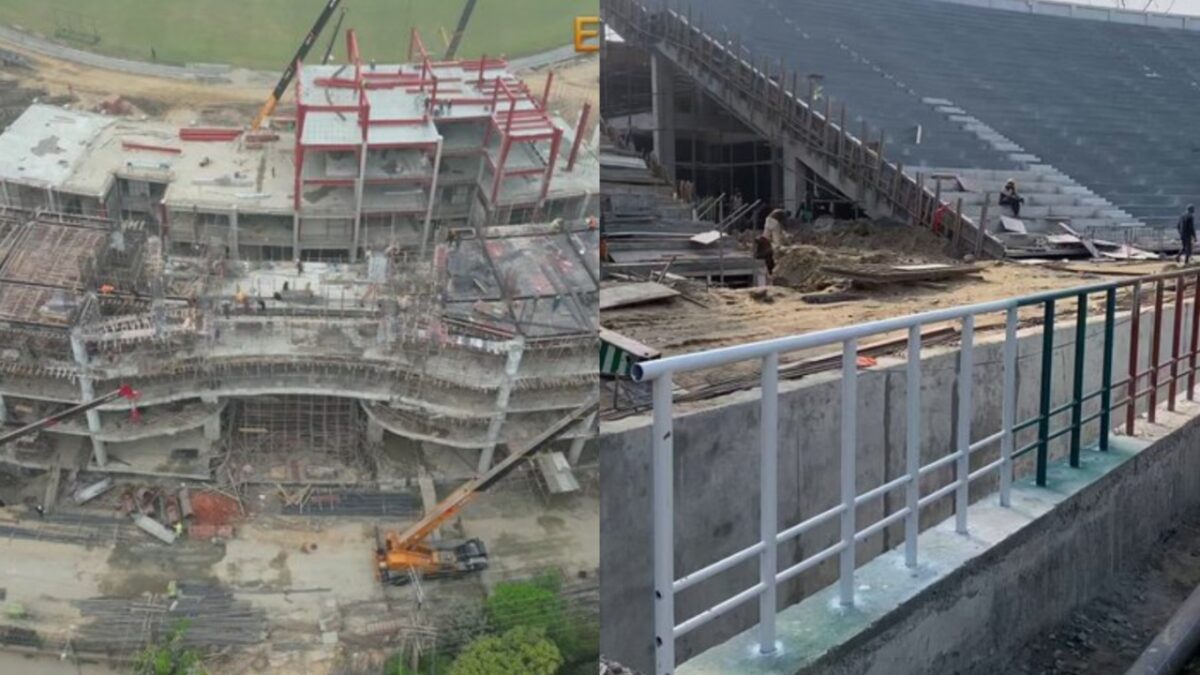 Pakistan's venue renovation.