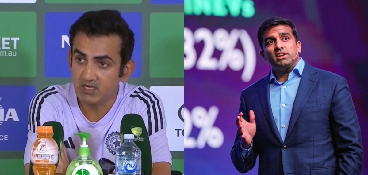 Parth Jindal and Gautam Gambhir. Photo- X