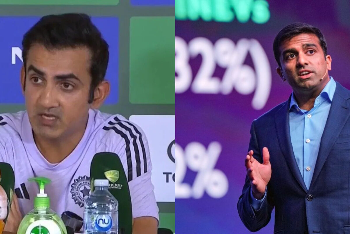 Parth Jindal and Gautam Gambhir. Photo- X