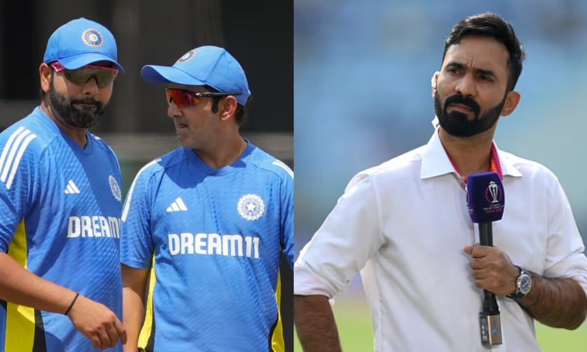 Rohit Sharma and Dinesh Karthik. Photo- X