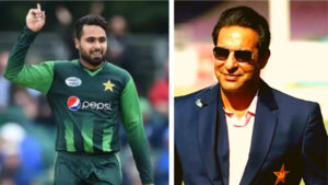 Faheem Ashraf and Wasim Akram