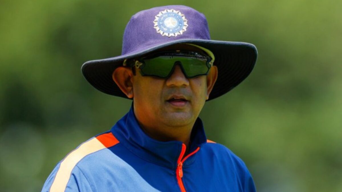 India's bowling coach Sairaj Bahutule.