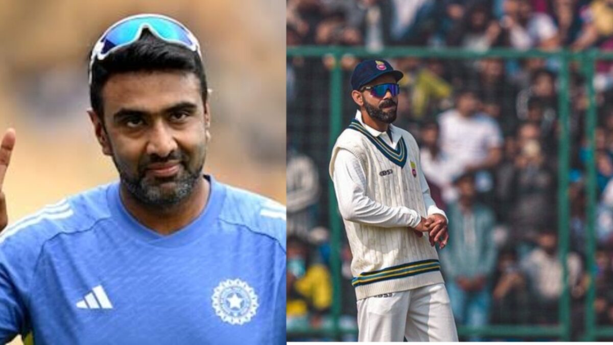 Ravichandran Ashwin and Virat Kohli.