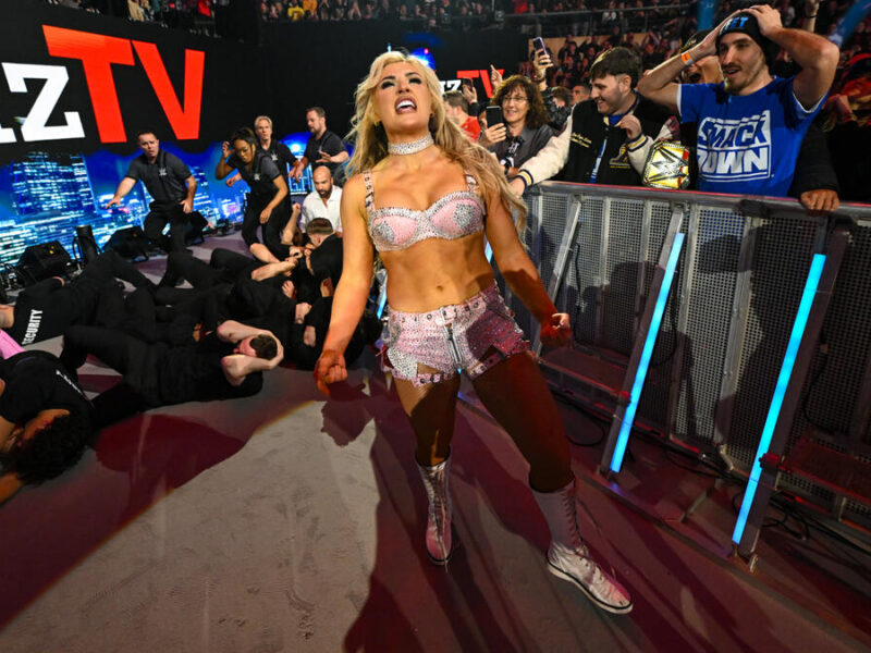 WWE Smackdown: Tiffany Stratton Downs Charlotte Flair Upon First 2025 Weekly TV Match