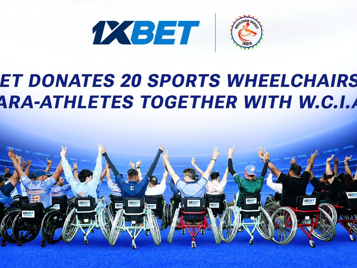 1xBet donates 20 Sports wheelchairs to para-athletes together with W.C.I.A. 5 international cricket